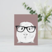 Hipster Pigster Briefkaart (Staand voorkant)