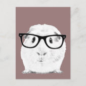 Hipster Pigster Briefkaart (Voorkant)