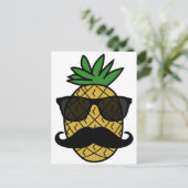 Hipster Pineapple Briefkaart (Staand voorkant)