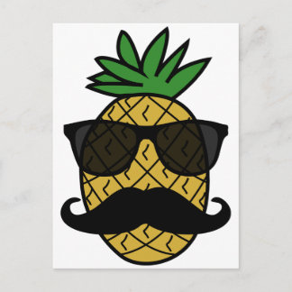 Hipster Pineapple Briefkaart
