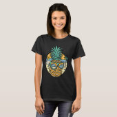 Hipster Pineapple Love Motivation  Love Pineapple  T-shirt (Voorkant volledig)