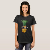 Hipster Pineapple Love Motivation Love Pineapple T-shirt (Voorkant volledig)