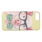 Hipster Pink Pig Case-Mate iPhone Case (Achterkant (Horizontaal))