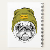 Hipster Pug | Het is Cool Planner (Achterkant)
