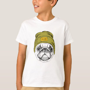 Hipster Pug   Het is Cool T-shirt