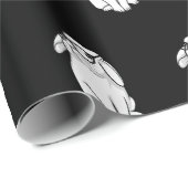 Hipster Rabbit Funny Bunny Met Brillen Schattige A Cadeaupapier (Rol Hoek)