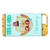 Hipster Rabbit met koffie Case-Mate iPhone Case (Achterkant (Horizontaal))