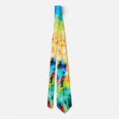 *~* Hipster Rainbow Psychodelic Retro Tie Dye Stro Stropdas (Achterkant)