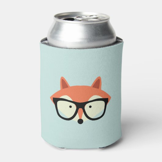 Hipster Red Fox Blikjeskoeler (Blikje Voorkant)