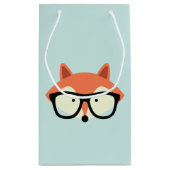 Hipster Red Fox Klein Cadeauzakje (Achterkant)