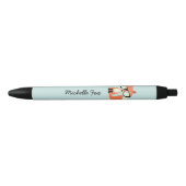 Hipster Red Fox Zwarte Inkt Pen (Voorkant)