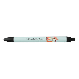 Hipster Red Fox Zwarte Inkt Pen