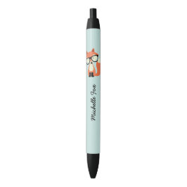 Hipster Red Fox Zwarte Inkt Pen