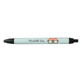 Hipster Red Fox Zwarte Inkt Pen (Voorkant)