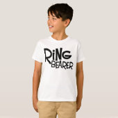 Hipster Ring Bearer T-shirt (Voorkant volledig)