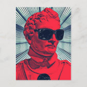 Hipster-rood beeld briefkaart (Voorkant)