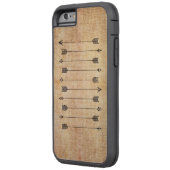 Hipster rustige lijnpijlen Case-Mate iPhone case (Achterkant Links)