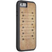 Hipster rustige lijnpijlen Case-Mate iPhone case (Achterkant/Rechts)