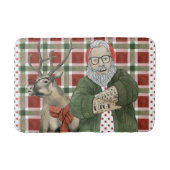 Hipster Santa Collectie Badmat (Voorkant)