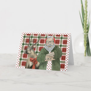Hipster Santa Collectie Kaart