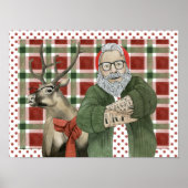 Hipster Santa Collectie Poster (Voorkant)
