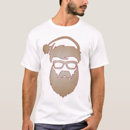 Hipster Santa Cutout T-shirt