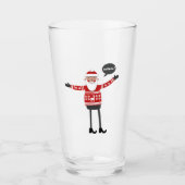 Hipster Santa Glas (Voorkant)