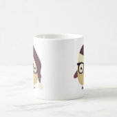 Hipster Santa Owl Koffiemok (Center)