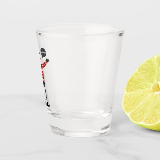 Hipster Santa Shot Glas (Rechts)