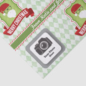 Hipster Santa Tissue Paper Tissuepapier (Detail)