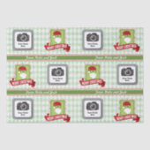 Hipster Santa Tissue Paper Tissuepapier (Voorkant)