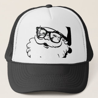 hipster santa trucker pet