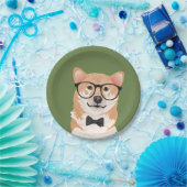 Hipster Shiba Inu Paper Bord Party (Feest)