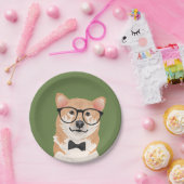 Hipster Shiba Inu Paper Bord Party (Feest)