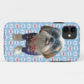 Hipster Shih Tzu Dog Case-Mate iPhone Case (Achterkant (horizontaal))