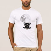 Hipster Skull Chef T-Shirt (Voorkant)