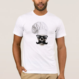 Hipster Skull Chef T-Shirt