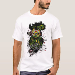 hipster skulls Death Crane Mexican Serpent T-shirt