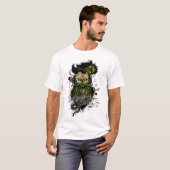 hipster skulls Death Crane Mexican Serpent T-shirt (Voorkant volledig)