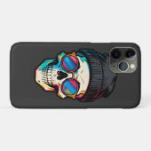 Hipster Skully Case-Mate iPhone Case (Achterkant (horizontaal))