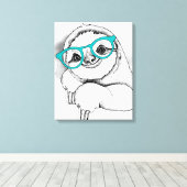 Hipster-sleuf Canvas Afdruk (Insitu (Houten vloer))