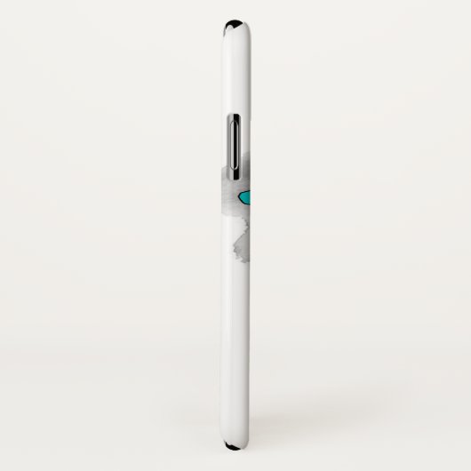 Hipster-sleuf Case-Mate iPhone Case (Achterkant / rechts)