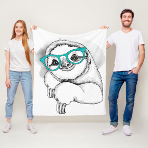 Hipster-sleuf Fleece Deken