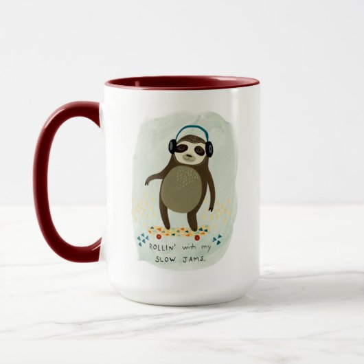 Hipster-sleuf | Rollin' met mijn trage Jams Mok (Links)