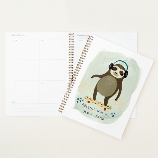 Hipster-sleuf | Rollin' met mijn trage Jams Planner (Display)