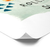 Hipster-sleuf | Rollin' met mijn trage Jams Poster (Hoek)