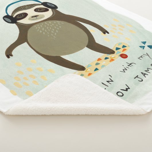 Hipster-sleuf | Rollin' met mijn trage Jams Sherpa Deken (3/4)