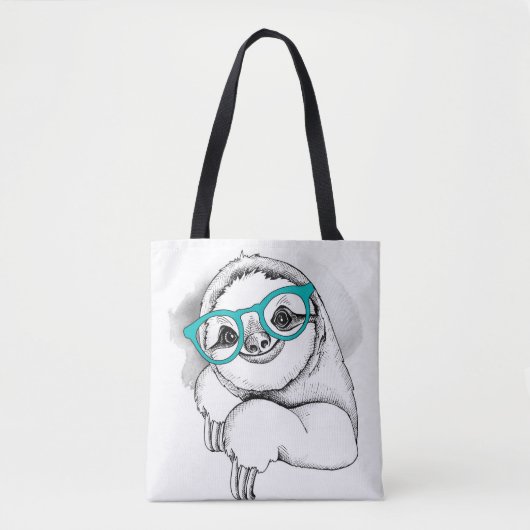 Hipster-sleuf Tote Bag (Voorkant)