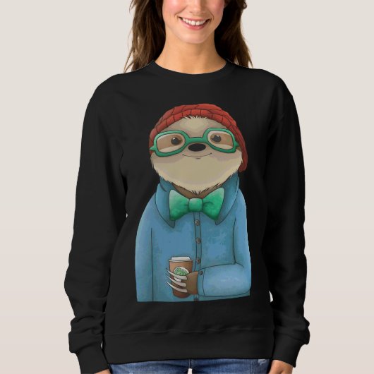 Hipster-sleuf Trui (Voorkant)