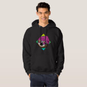 Hipster Sloth Cute Sloths Ideeën Hoodie (Voorkant volledig)